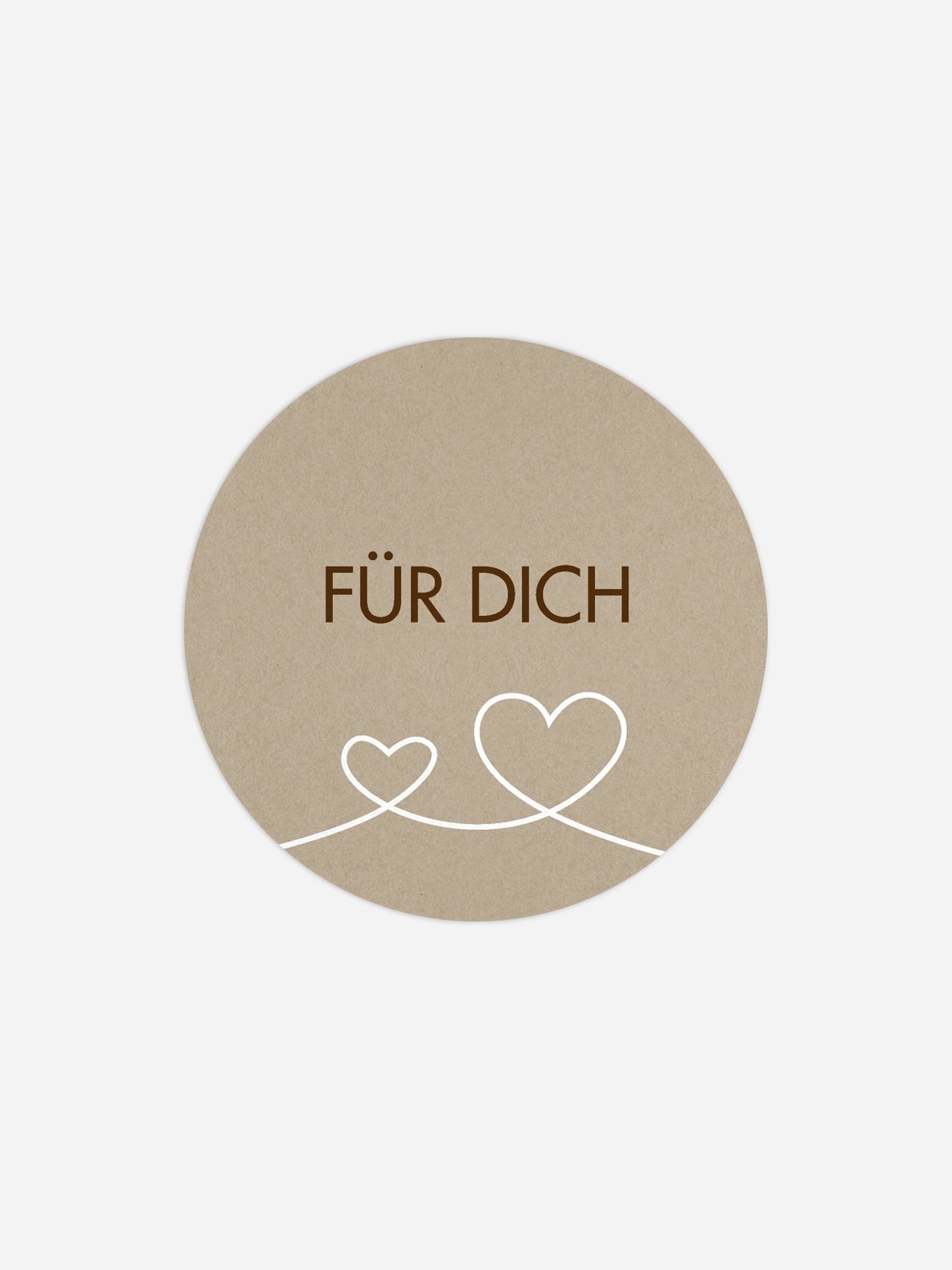 Geschenkaufkleber Hochzeit Liebesbande