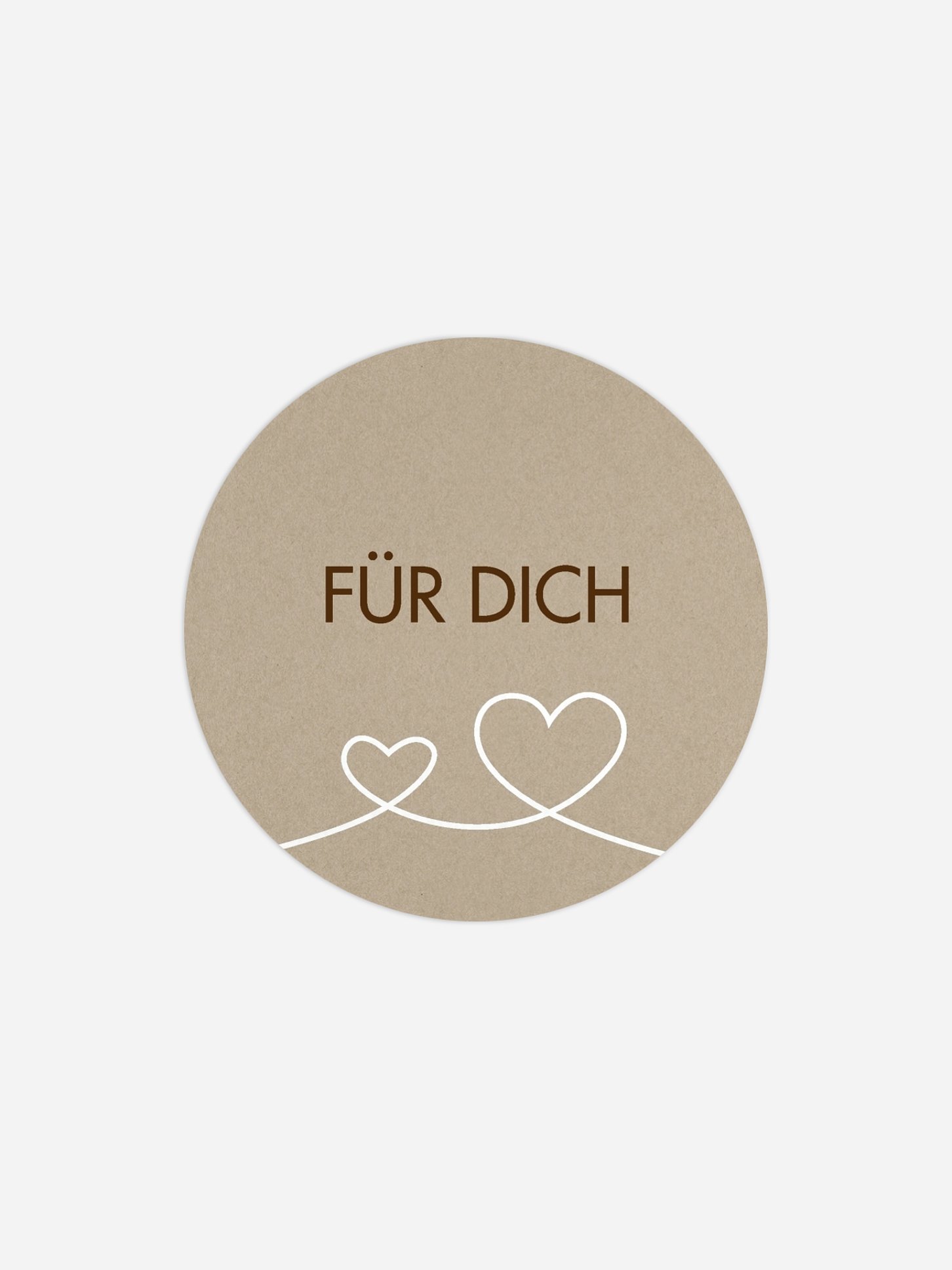 Geschenkaufkleber Hochzeit Liebesbande