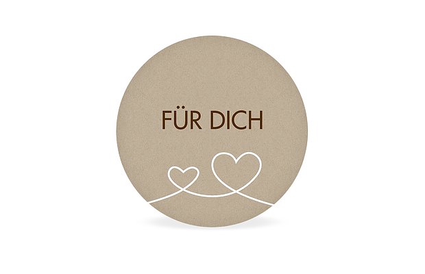 Geschenkaufkleber Hochzeit Liebesbande