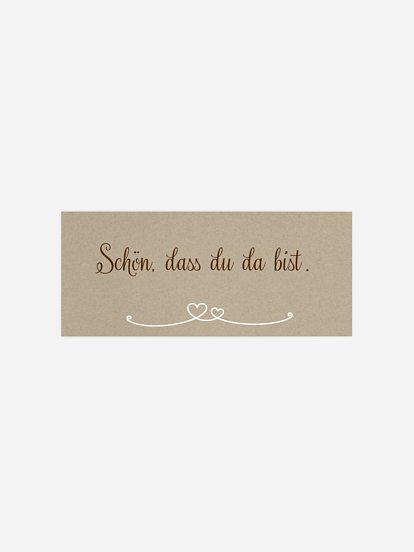Geschenkaufkleber Hochzeit Liebesbande