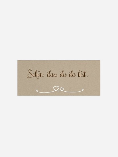 Geschenkaufkleber Hochzeit Liebesbande