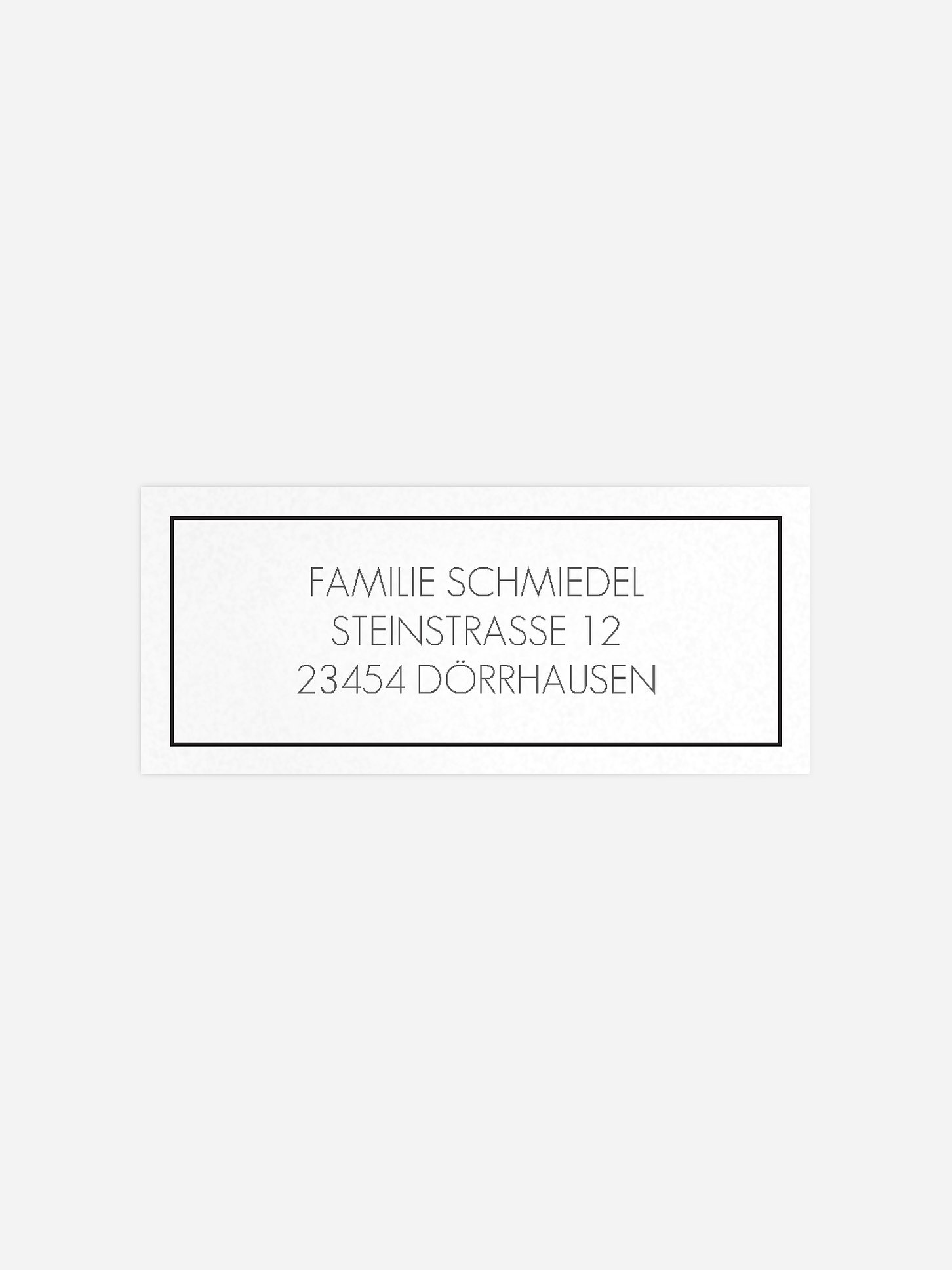 Absenderaufkleber Trauer Zeit der Stille