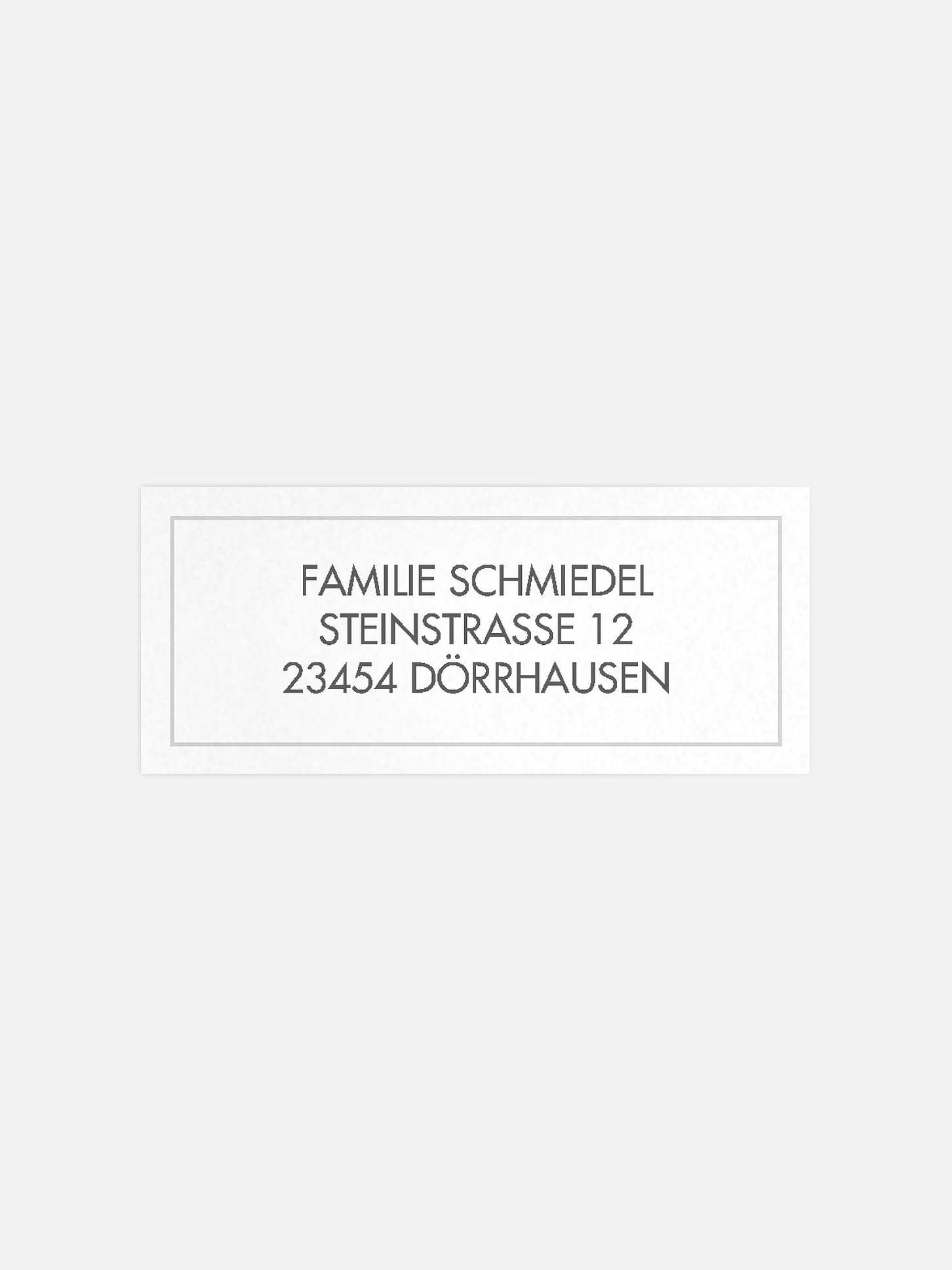 Absenderaufkleber Trauer Zeit der Stille Premium