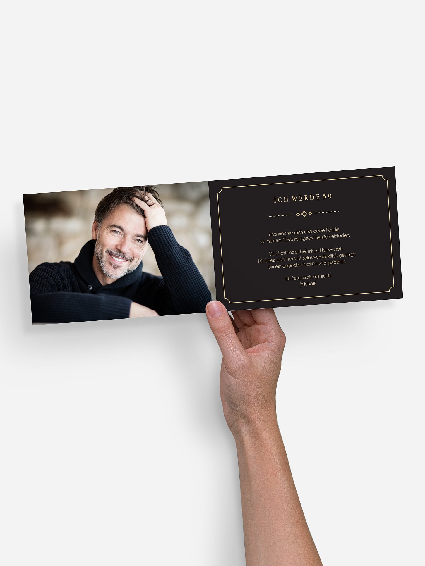 Einladung 50. Geburtstag Gatsby