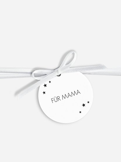 Anhänger mit Band personalisiert What a Year Kraftpapier