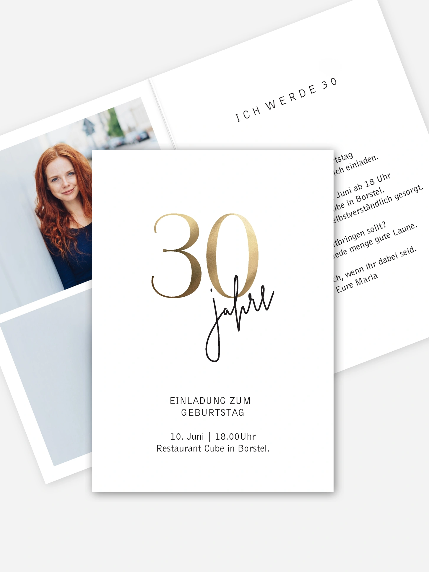 Einladung 30. Geburtstag Prachtvolle Jahre
