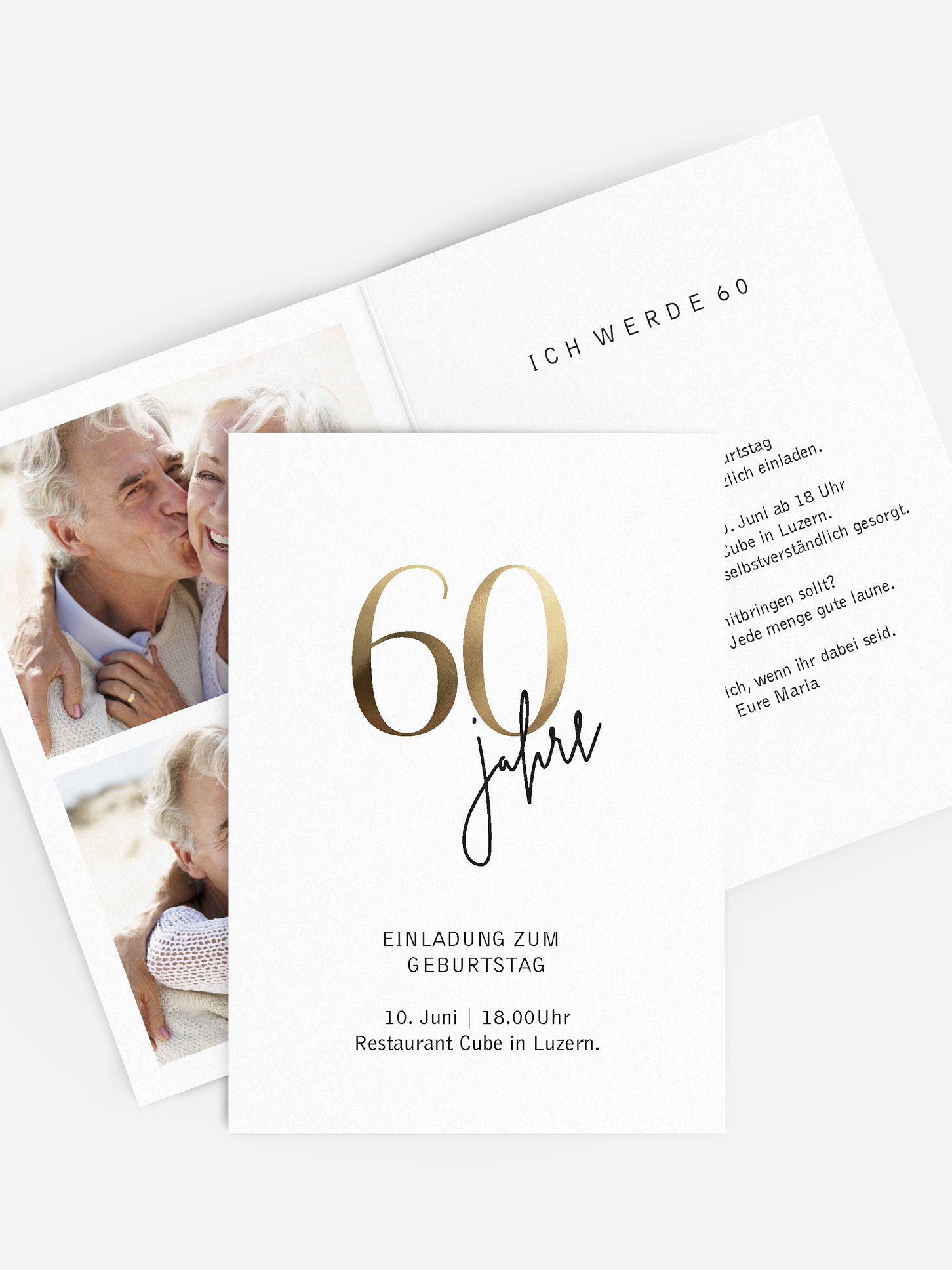 Einladung 60. Geburtstag Prachtvolle Jahre