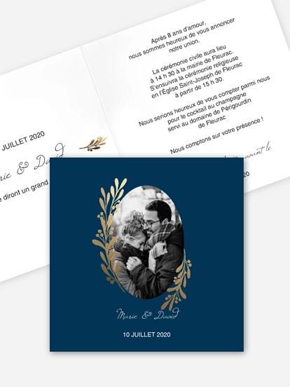 Faire-part de mariage Very Vintage