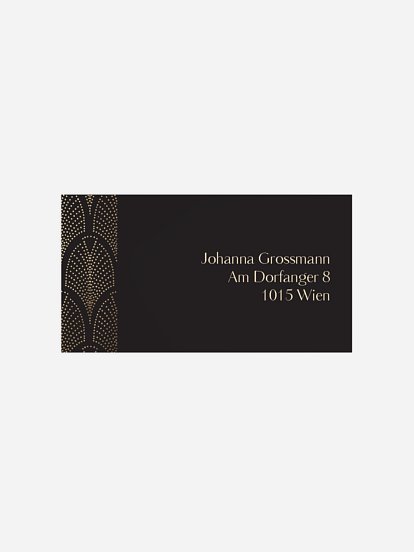 Empfängeraufkleber Party Precious Time