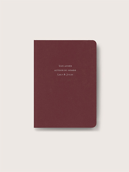 Carnet personnalisé Souple doré