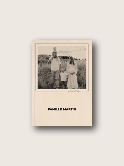 Carnet personnalisé Photo encadrée