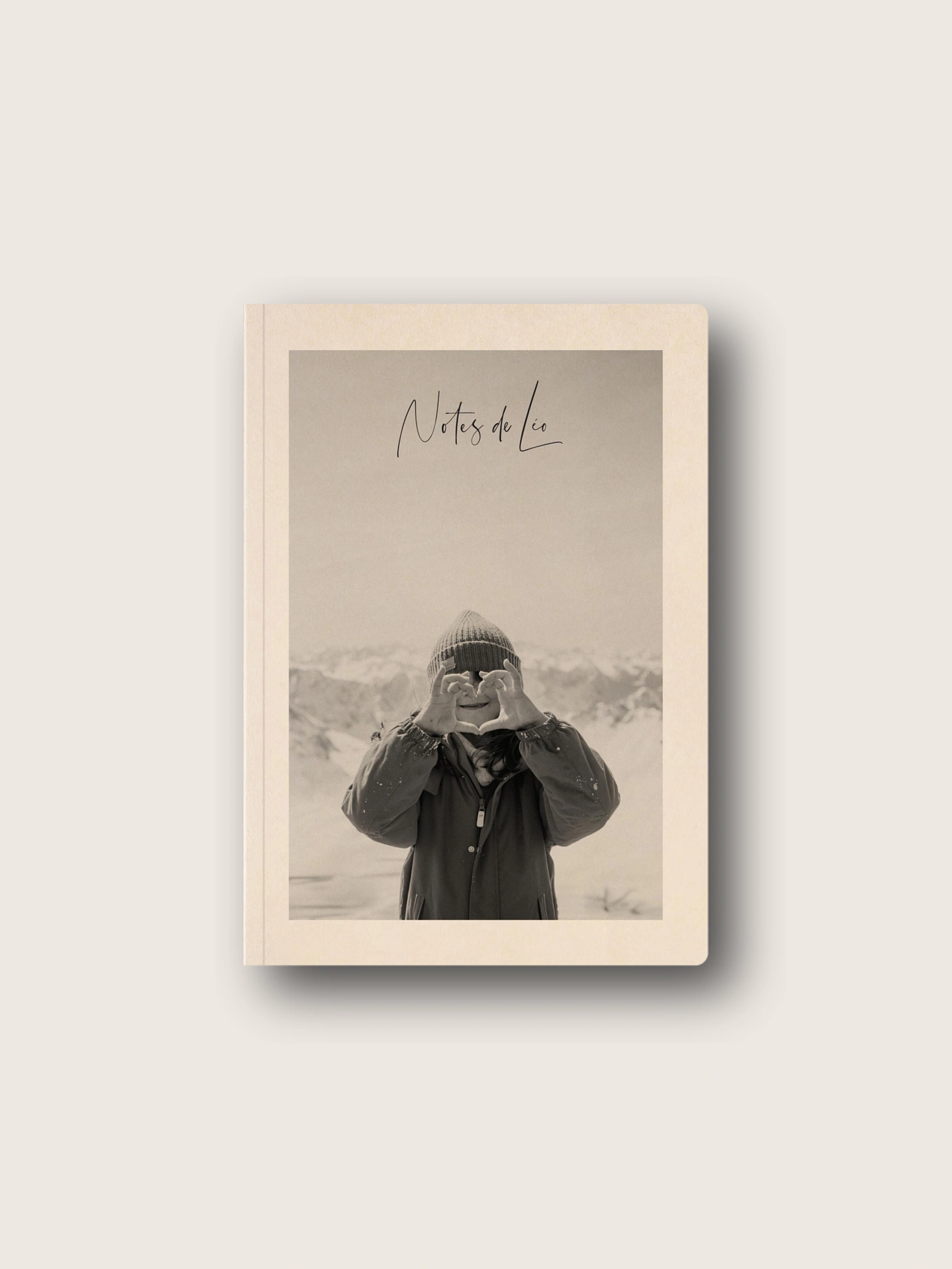 Carnet personnalisé Grande photo