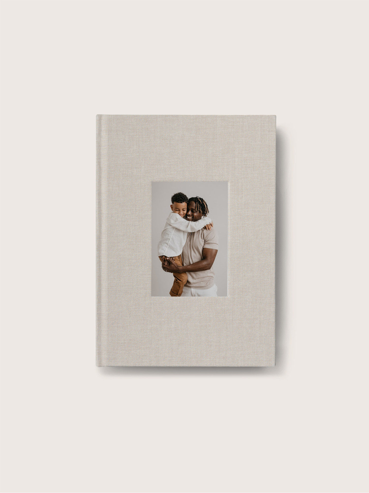 Carnet personnalisé Tissu photo embossée