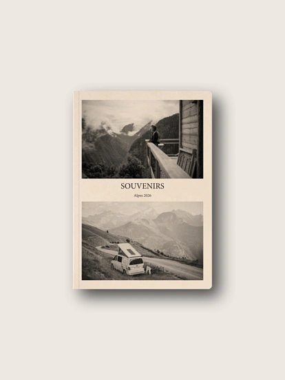 Carnet personnalisé Duo de photos