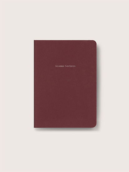 Notizbuch Softcover veredelt