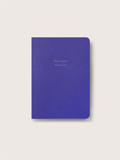 Notizbuch Softcover veredelt