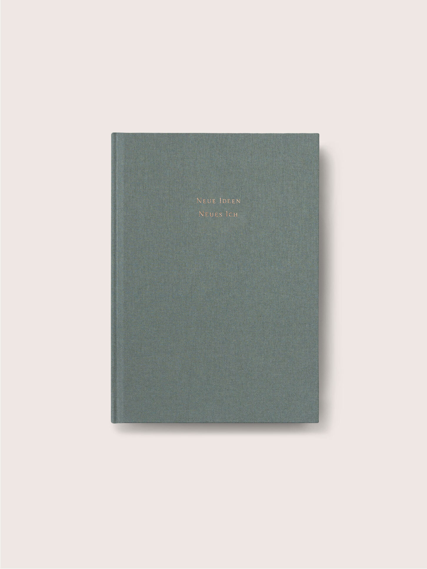 Notizbuch Stoffeinband veredelt