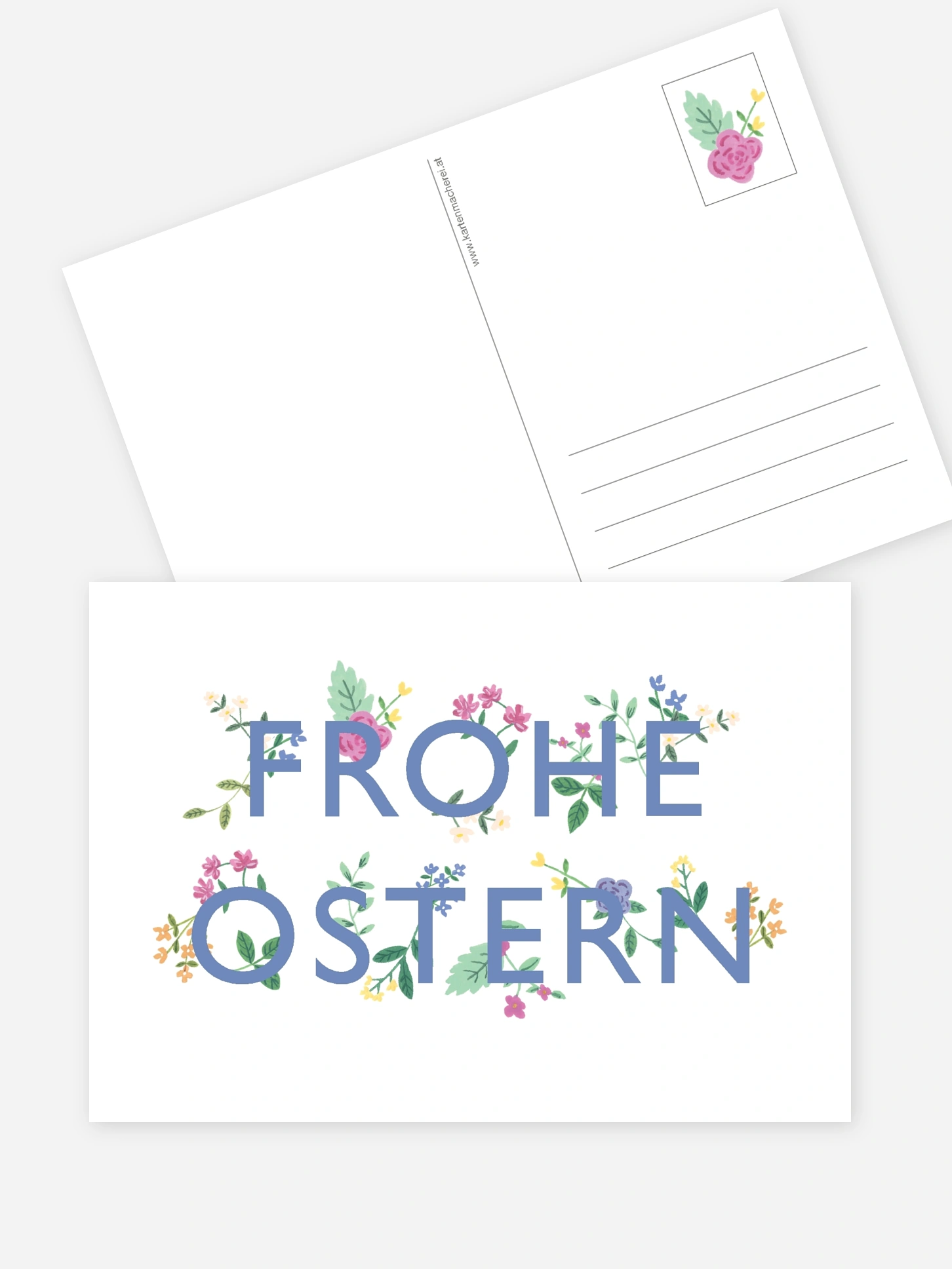 Osterkarte Frohe Ostern