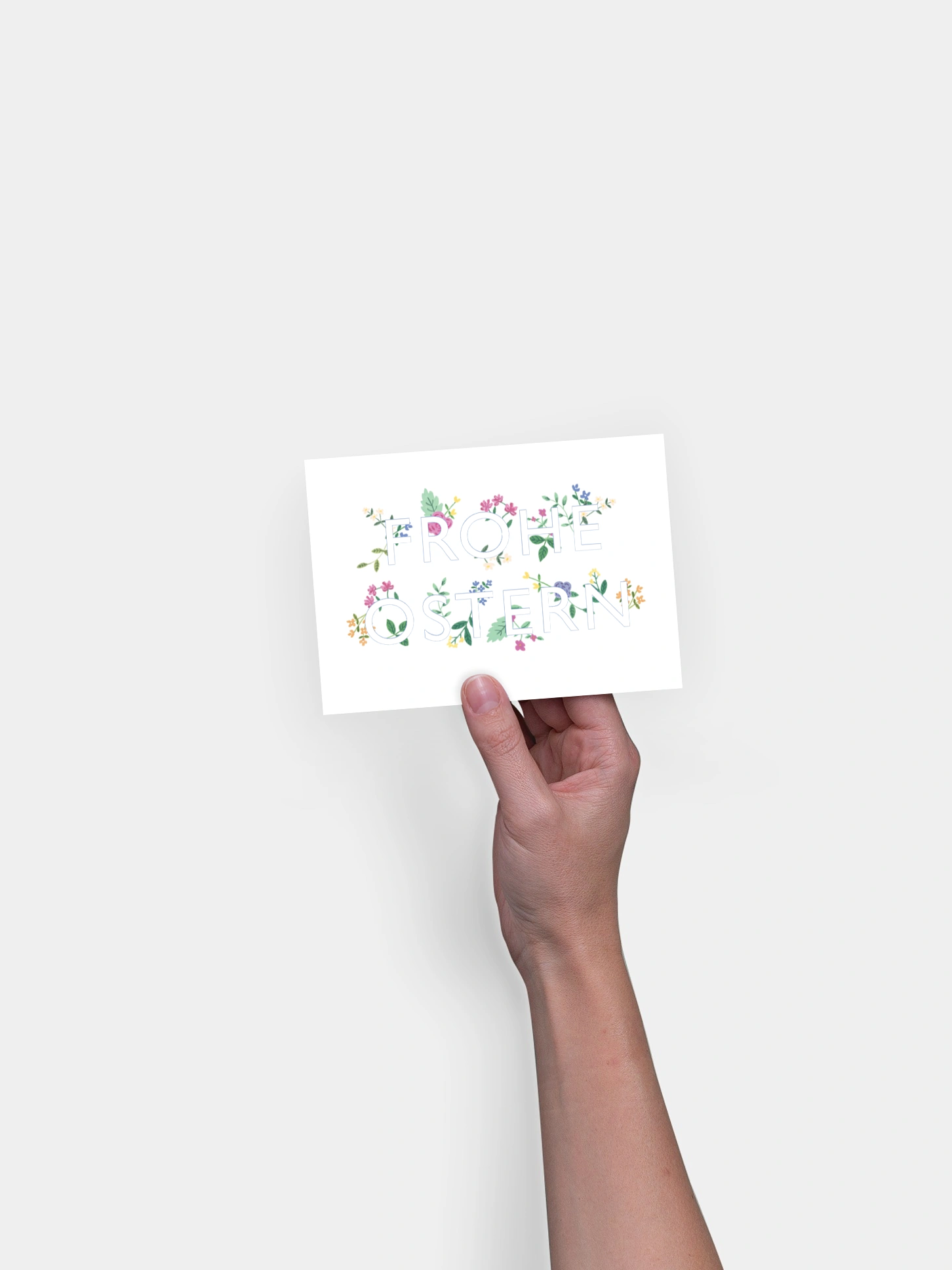 Osterkarte Frohe Ostern