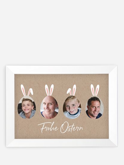 Wandbild Ostern Hasenohr