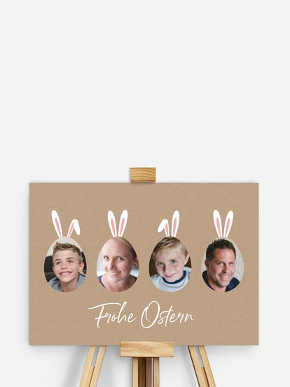 Poster Ostern Hasenohr