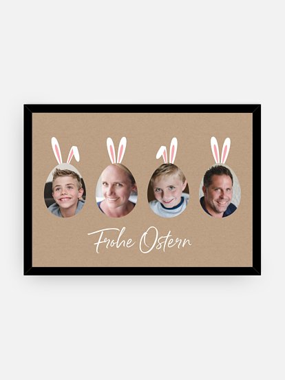 Poster Ostern Hasenohr