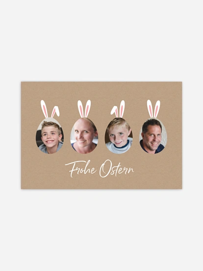 Poster Ostern Hasenohr
