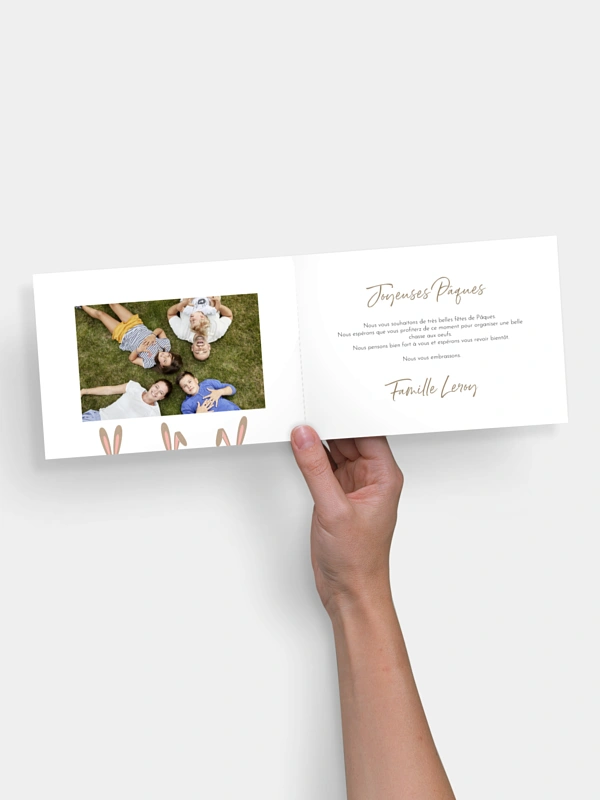 Carte de Pâques Photos lapin