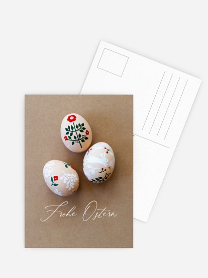 Osterkarte Handbemalt