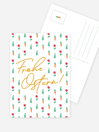 Osterkarte Frühling