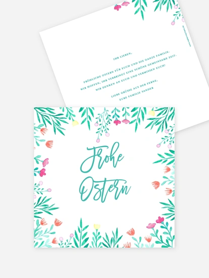 Osterkarte Frühlingserwachen