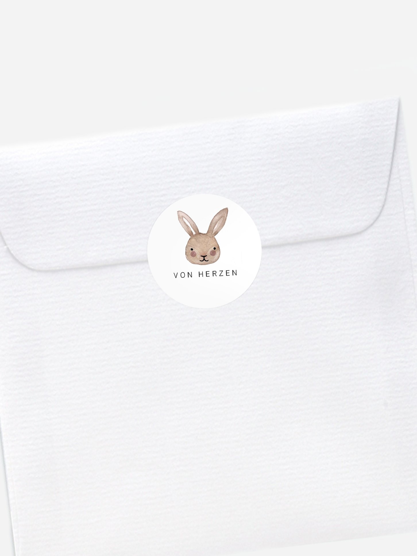 Aufkleber Geburt Bunny