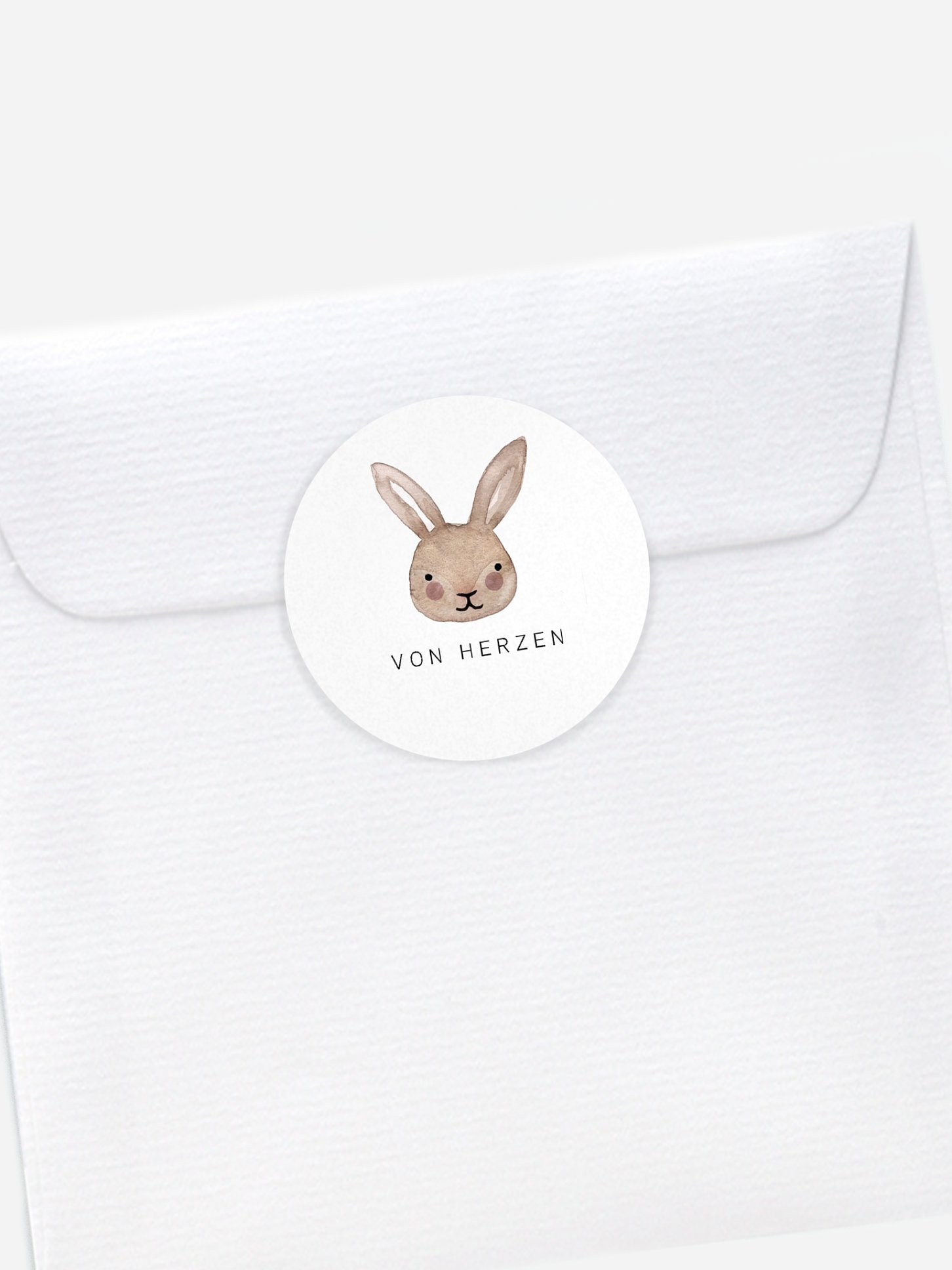Aufkleber Geburt Bunny