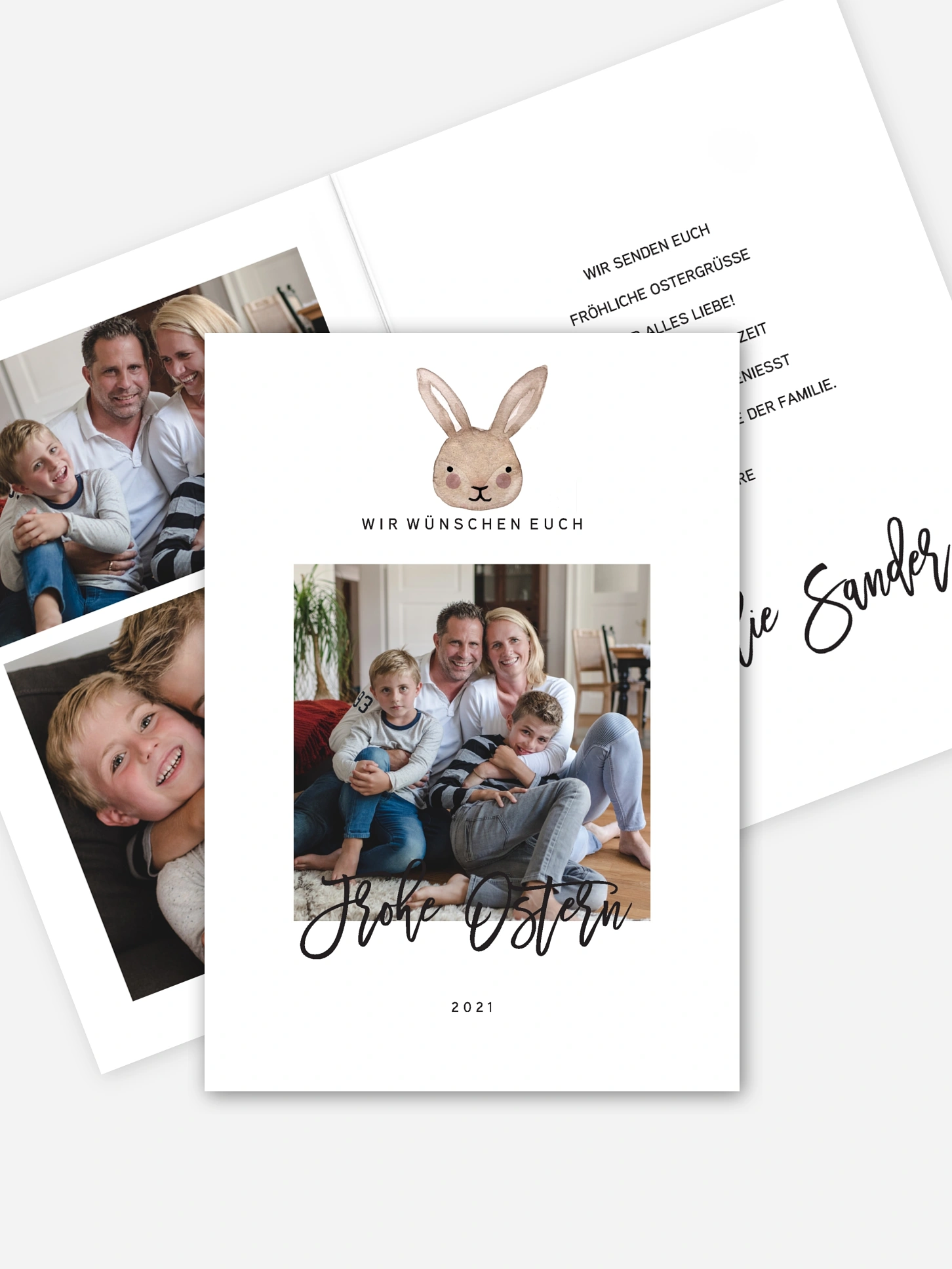 Osterkarte Bunny