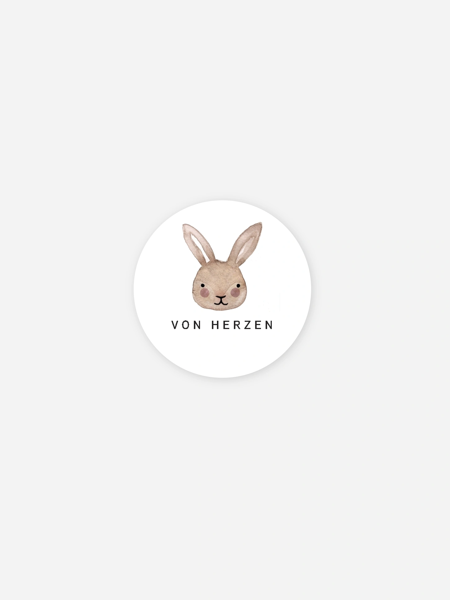 Aufkleber Ostern Bunny