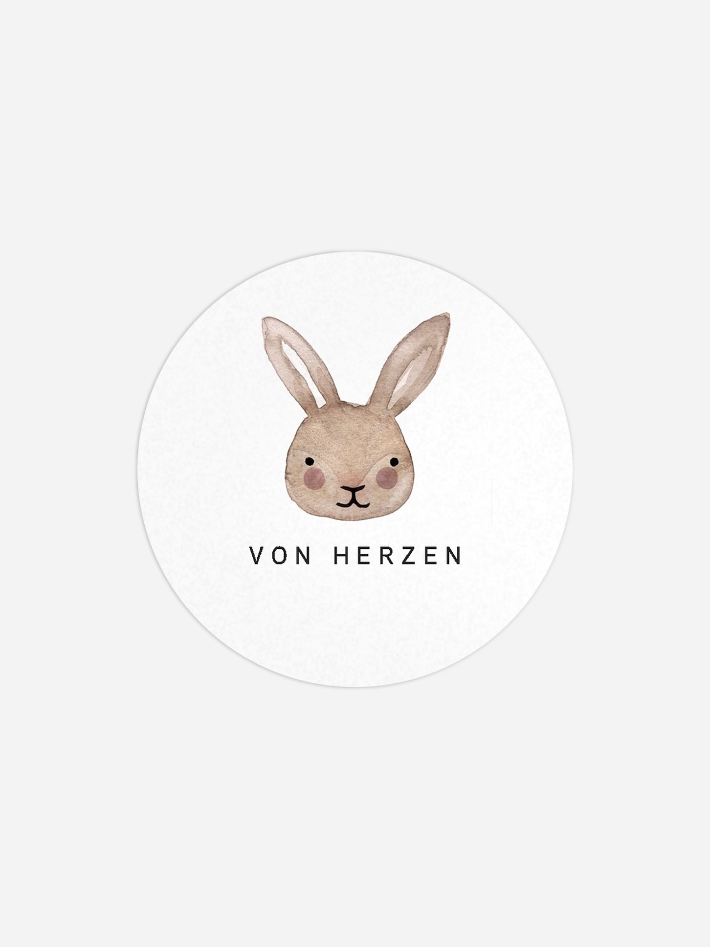 Aufkleber Ostern Bunny