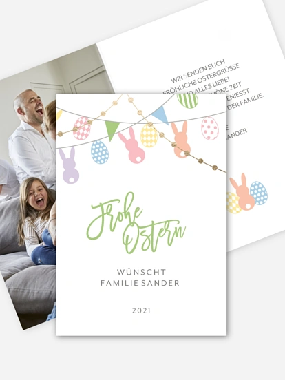 Osterkarte Osterfest