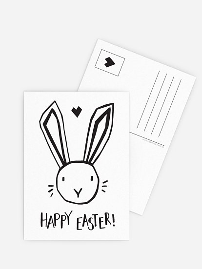 Osterkarte Happy Easter