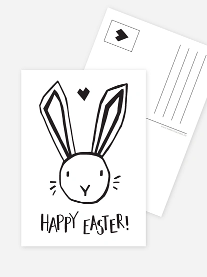 Osterkarte Happy Easter