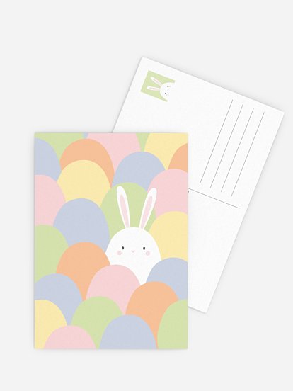 Osterkarte Kleines Häschen