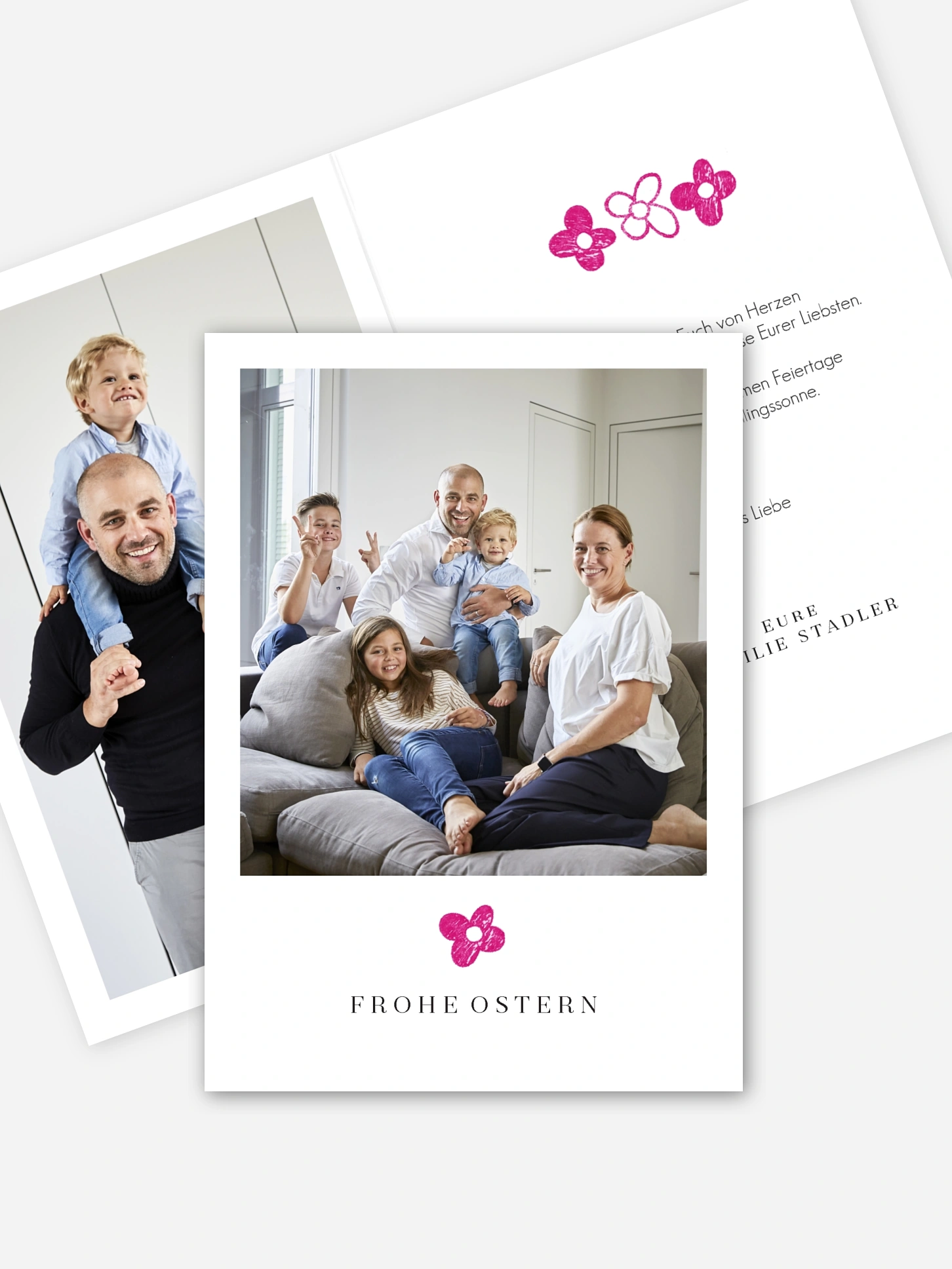 Osterkarte Oster Stempel