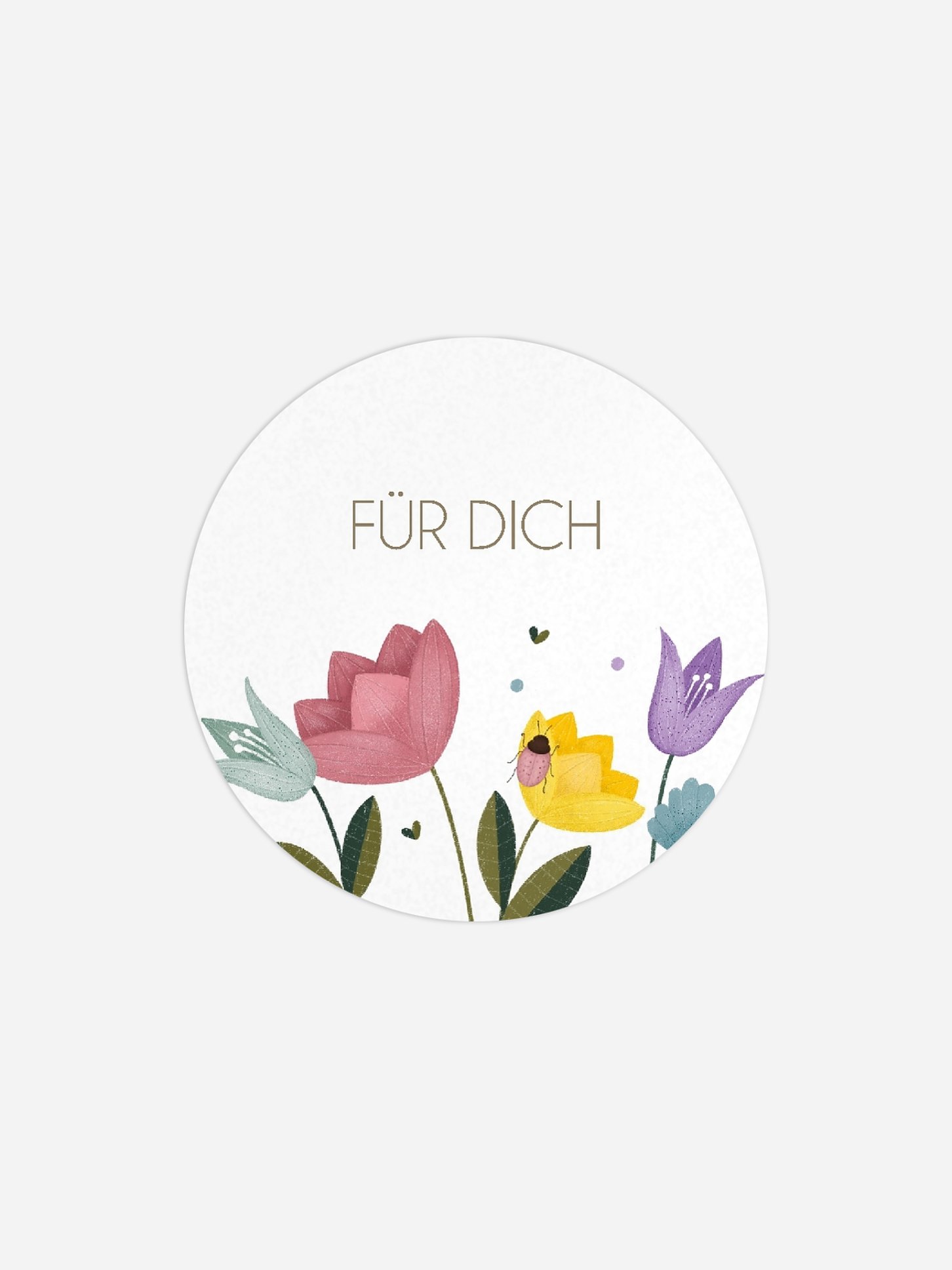 Aufkleber Ostern Wildblumen