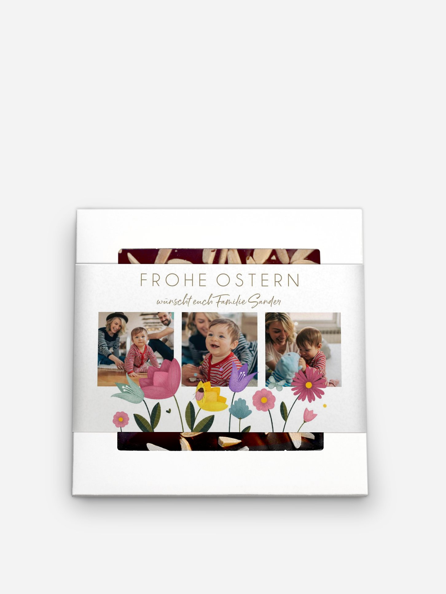 Schokolade Ostern Wildblumen