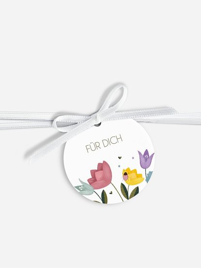 Geschenkeanhänger Wildblumen