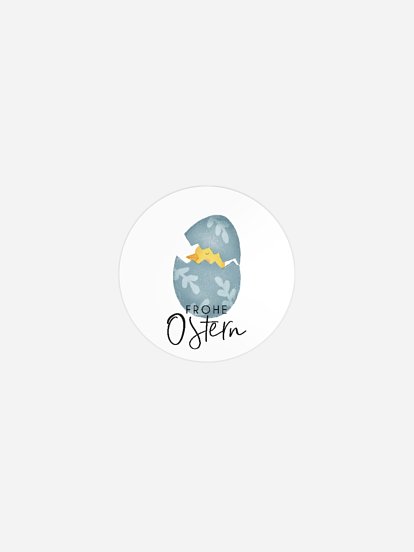 Aufkleber Ostern Eierparty