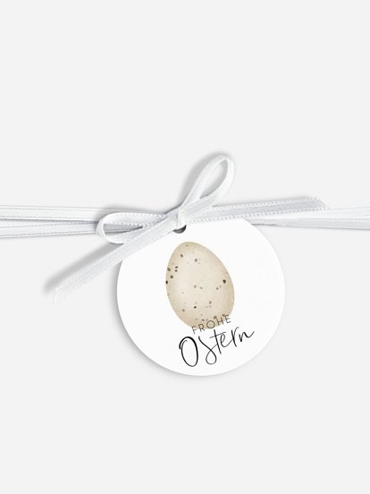 Geschenkeanhänger Eierparty