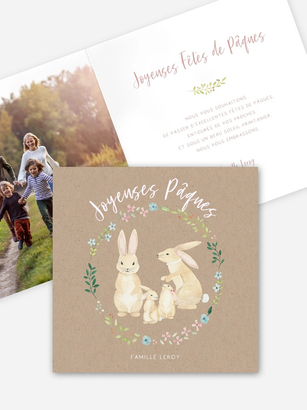Lapins en famille
