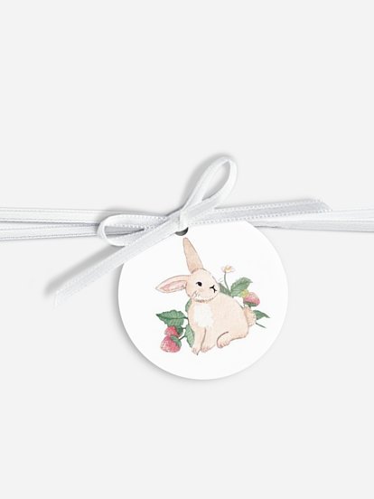 Geschenkeanhänger Häschenwiese