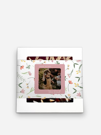 Schokolade Ostern Frühlingsblumen