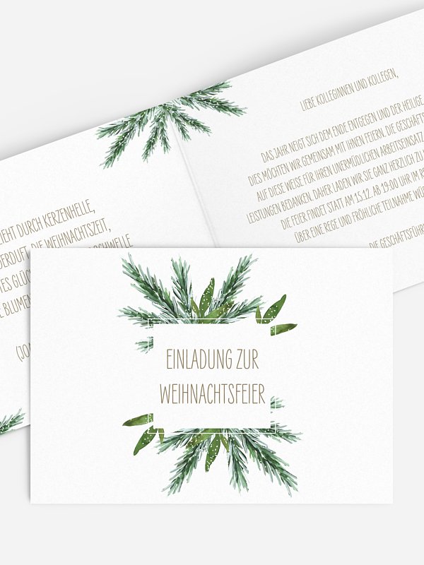 Weihnachtsfeier Painted Pine